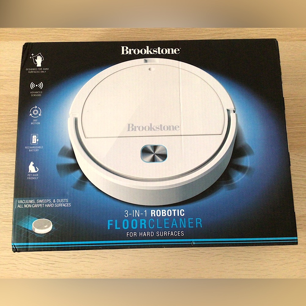 Brookstone 3-in-1 Robotic Floor Cleaner